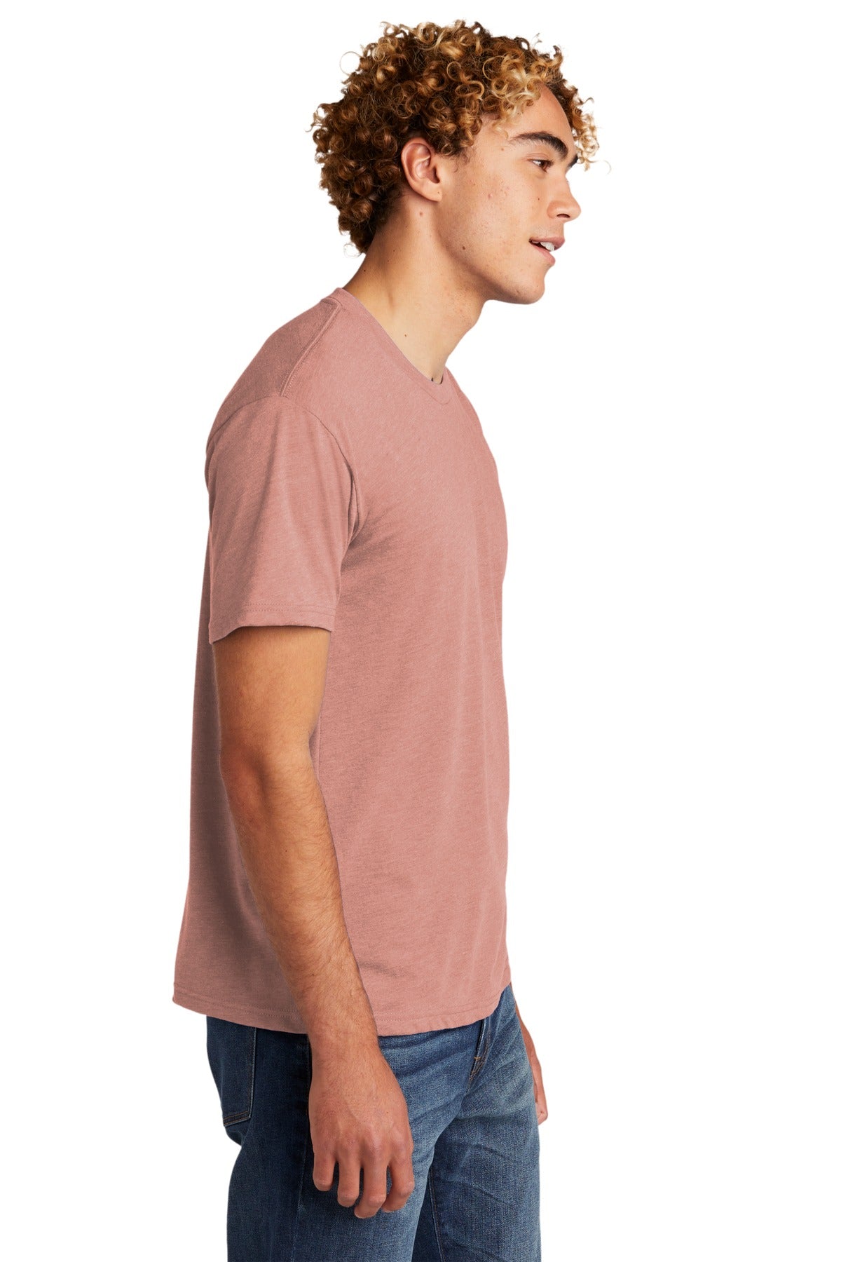 DesertPink Next Level Apparel Adult Tri-Blend Tee. NL6010 plain