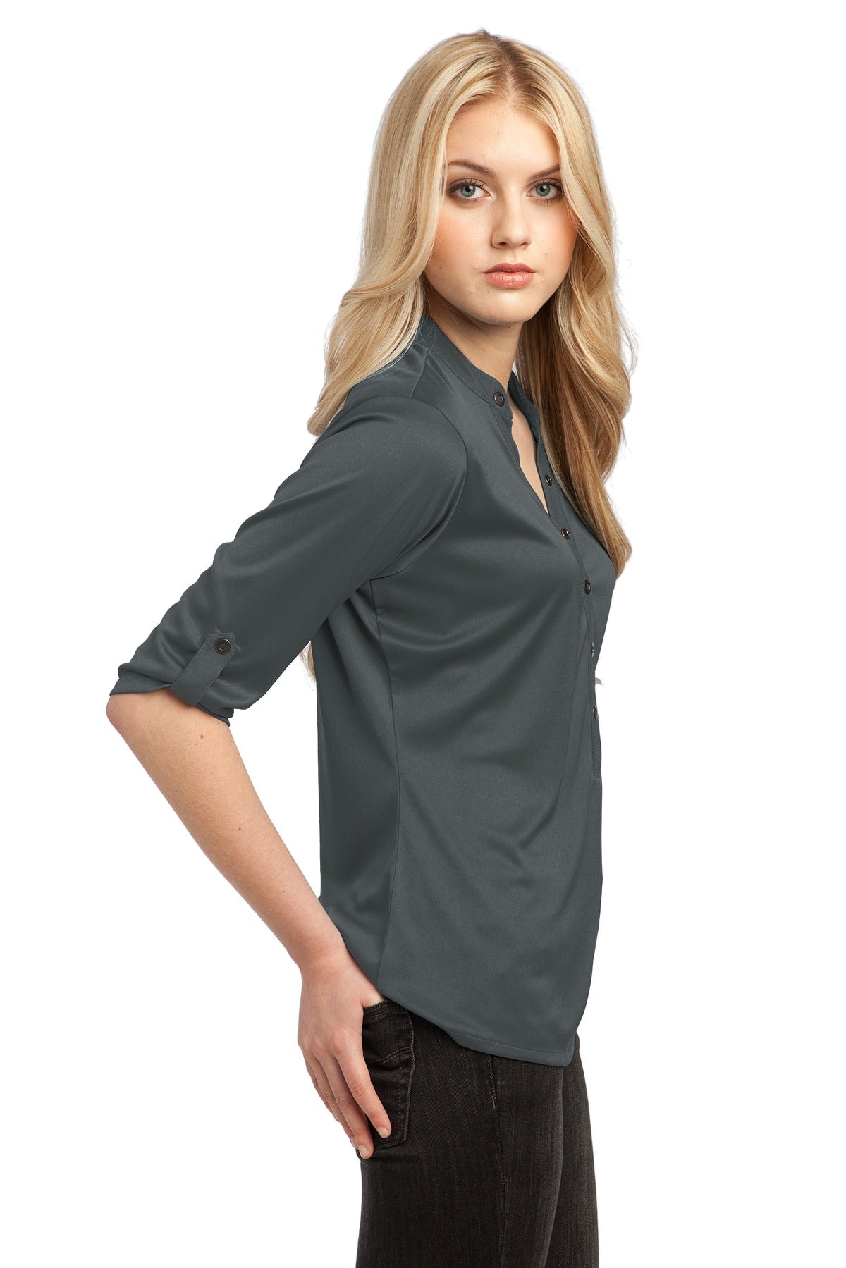Diesel Grey OGIO - Crush Henley. LOG111 plain
