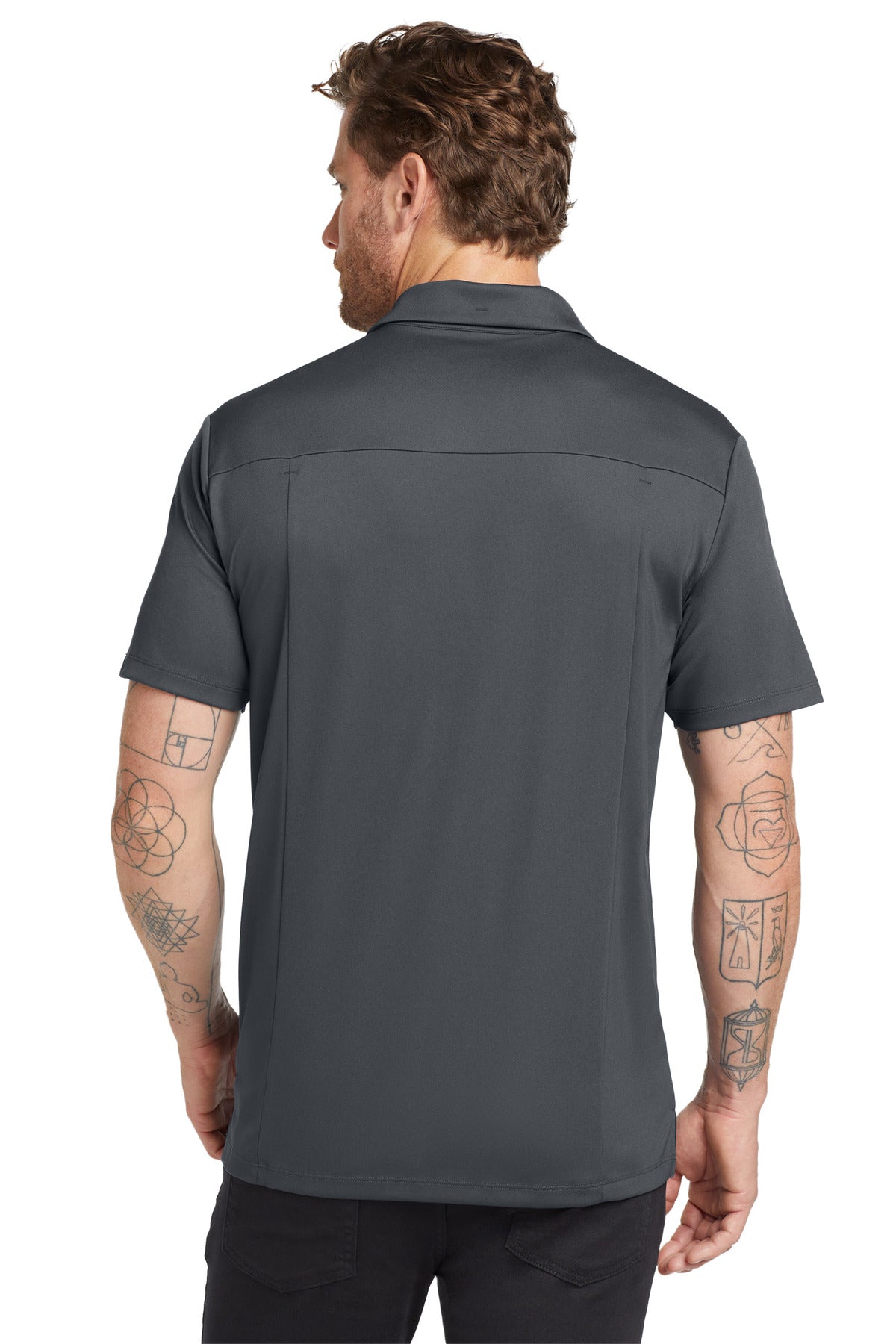 Diesel Grey OGIO Framework Polo. OG125 plain