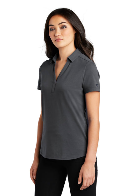 Diesel Grey OGIO Women's Limit Polo. LOG138 plain