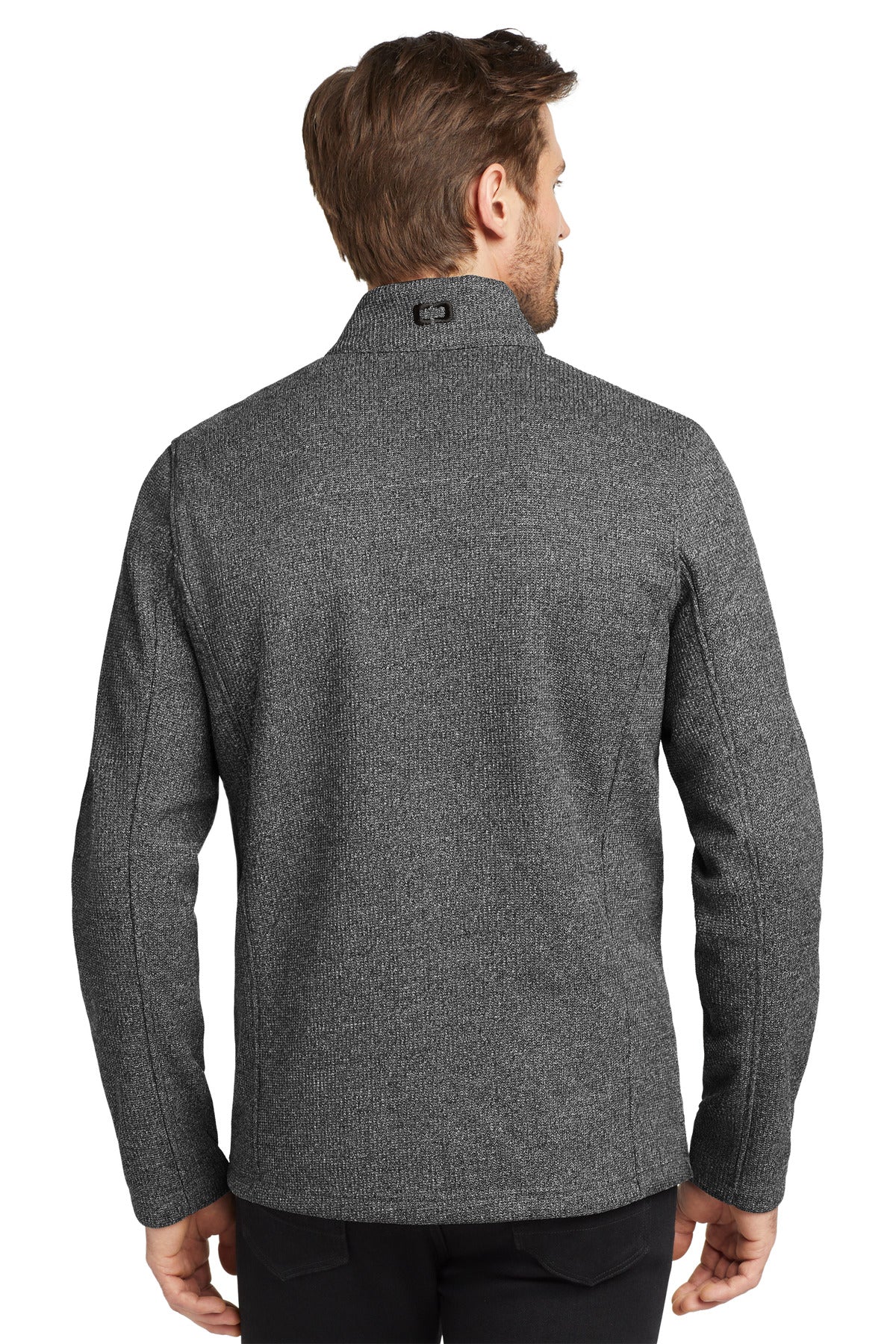 Diesel Gry Hth OGIO Grit Fleece Jacket. OG727 plain