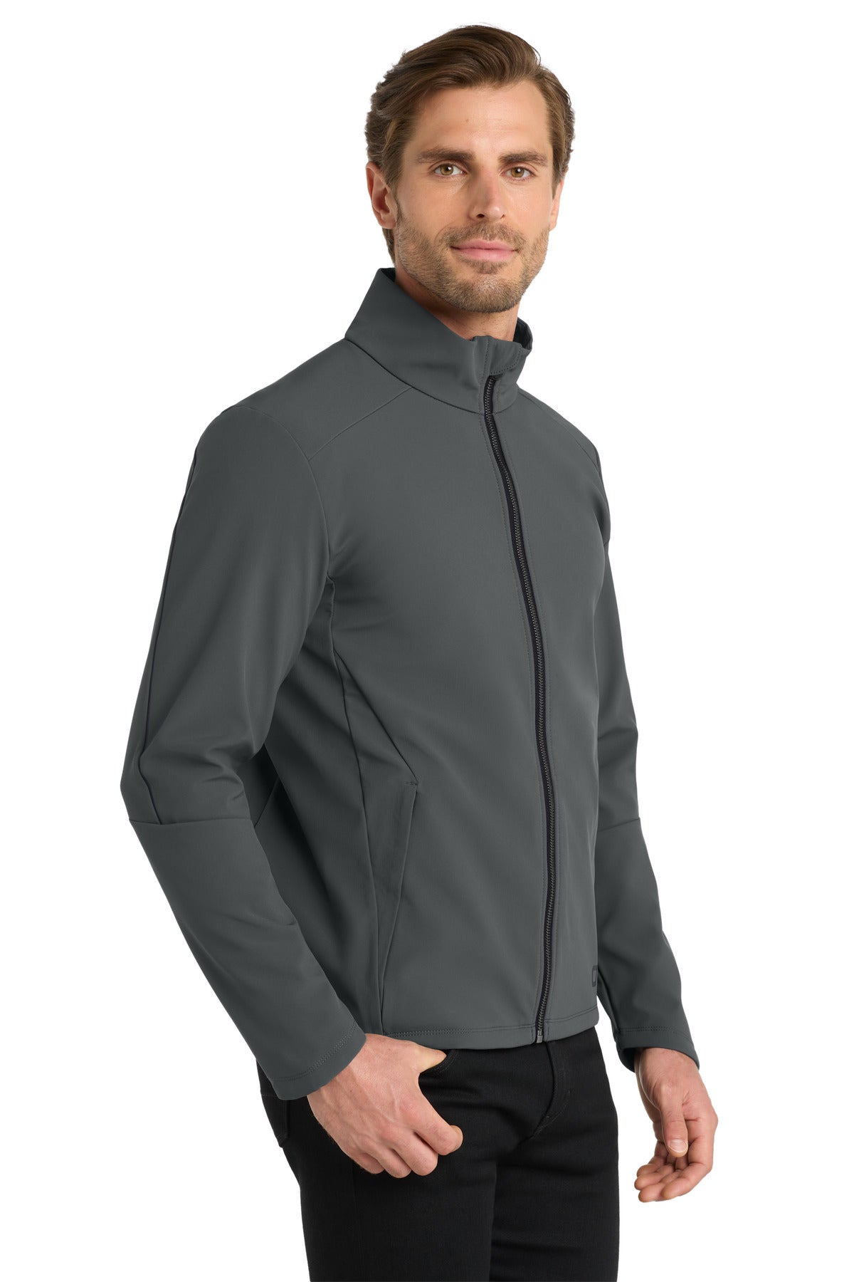 DieselGrey OGIO Commuter Full-Zip Soft Shell OG755 plain