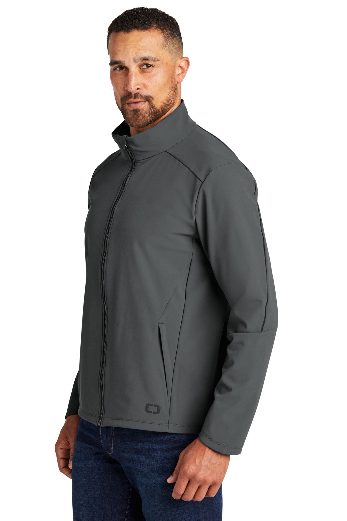 DieselGrey OGIO Commuter Full-Zip Soft Shell OG755 plain