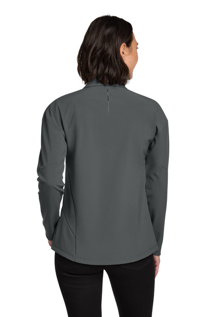 DieselGrey OGIO Women's Commuter Full-Zip Soft Shell LOG755 plain