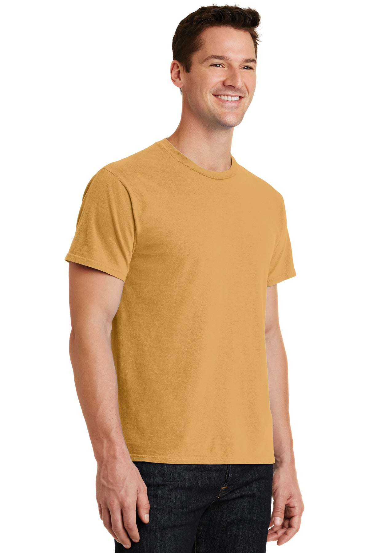 Dijon Port & Co Beach Wash Garment-Dyed Tee. PC099 plain