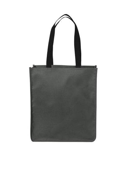 DkCharcoal Port Authority Upright Essential Tote BG431 plain