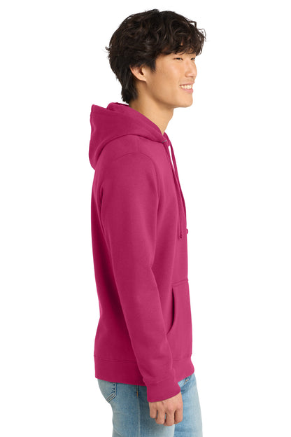 DkFuchsia District V.I.T. Fleece Hoodie DT6100 plain