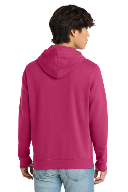 DkFuchsia District V.I.T. Fleece Hoodie DT6100 plain