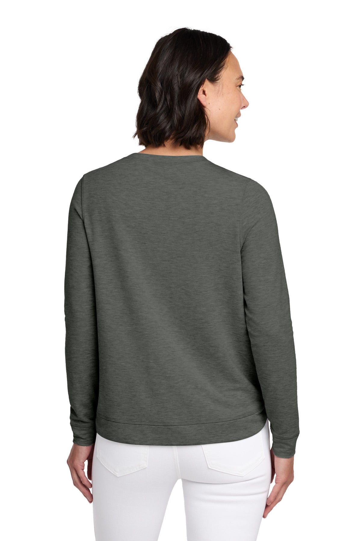 DkGyHthr TravisMathew Women's Long Weekend Crew TM1LD003 plain