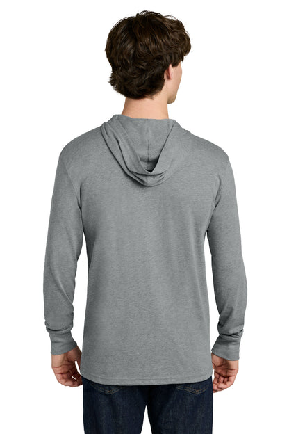 DkHtGray Next Level Apparel CVC Long Sleeve Hoodie NL6221 plain