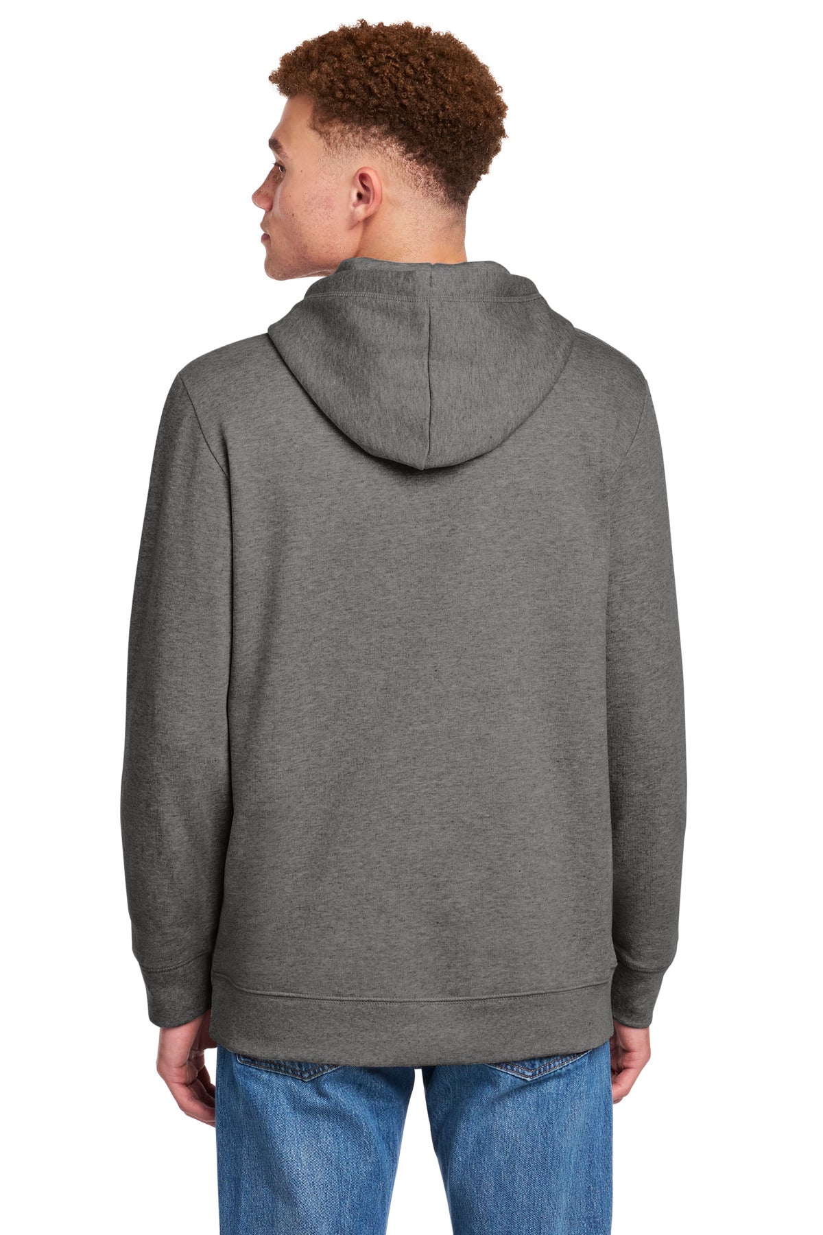 DkHtGry New Era Comeback Fleece Pullover Hoodie NEA550 plain