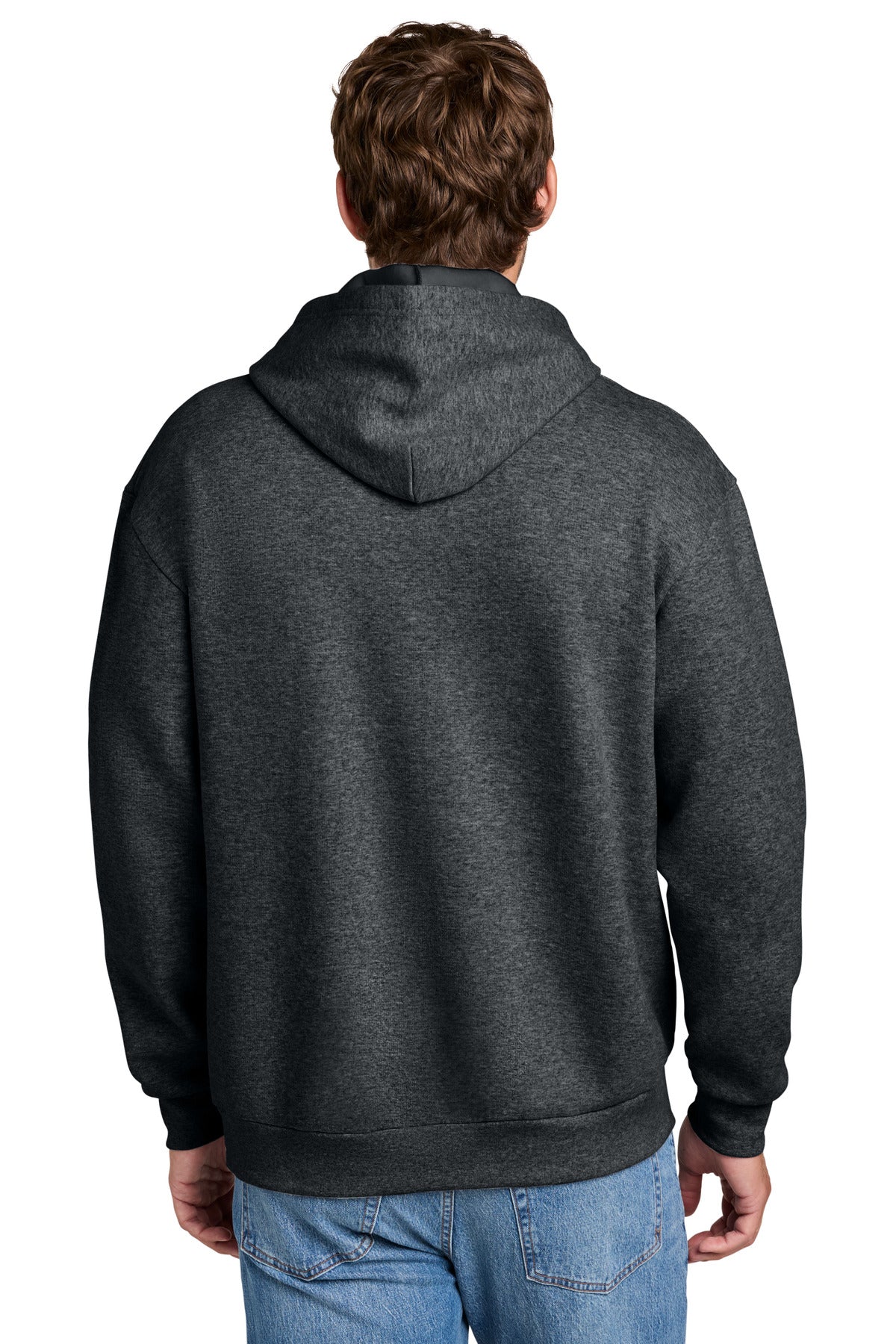 DkHtGry Port & Co Easy Fleece Pullover Hooded Sweatshirt PC68H
