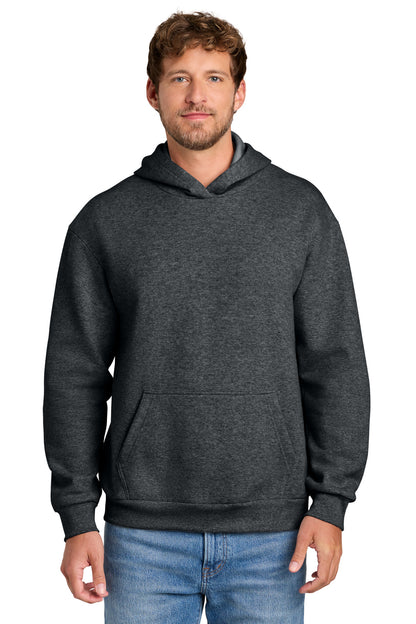 DkHtGry Port & Co Easy Fleece Pullover Hooded Sweatshirt PC68H