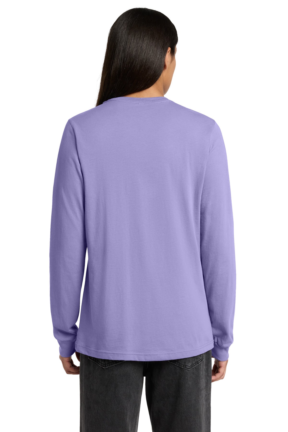 DkLavender BELLA+CANVAS Unisex Jersey Long Sleeve Tee. BC3501 plain