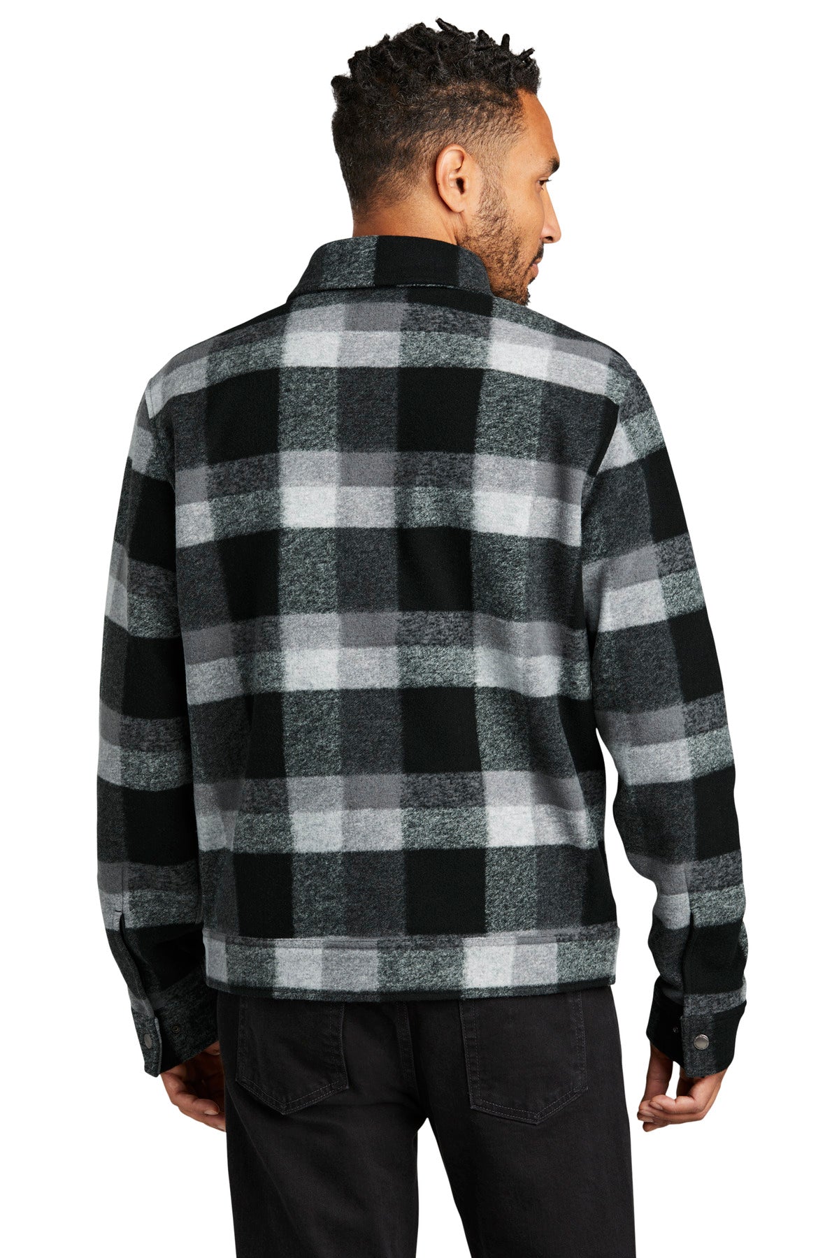 DpBlkPlaid Russell Outdoors Basin Jacket RU550 plain