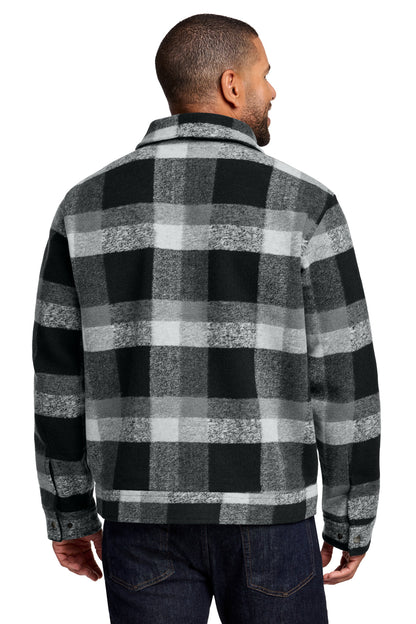 DpBlkPlaid Russell Outdoors Basin Jacket RU550 plain