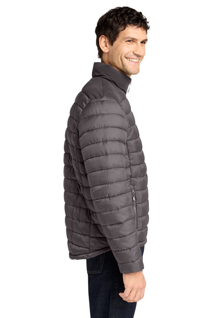 DpSm/GrySm Port Authority Horizon Puffy Jacket J364