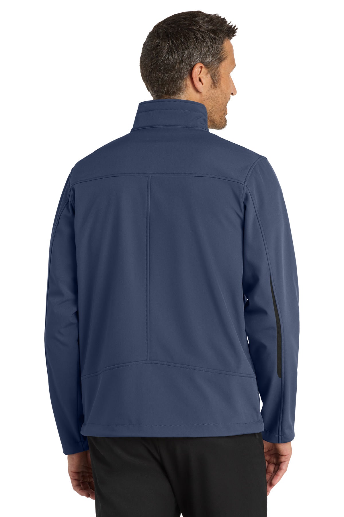 Dress Blue Nvy Port Authority Welded Soft Shell Jacket. J324 plain