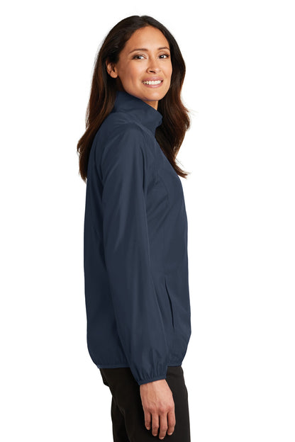 Dress Blue Nvy Port Authority Women's Zephyr Full-Zip Jacket. L344 plain