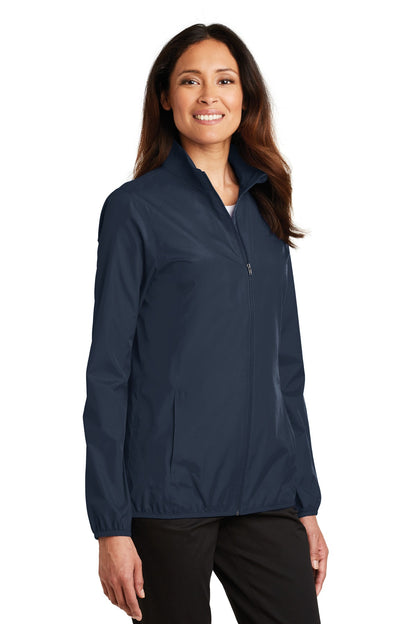 Dress Blue Nvy Port Authority Women's Zephyr Full-Zip Jacket. L344 plain
