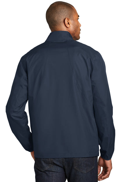 Dress Blue Nvy Port Authority Zephyr 1/2-Zip Pullover. J343 plain