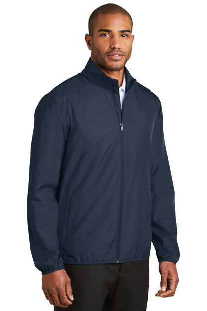 Dress Blue Nvy Port Authority Zephyr Full-Zip Jacket. J344 plain