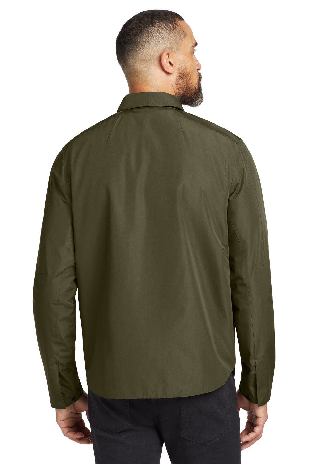 Drive Green OGIO Reverse Shirt Jacket. OG754 plain