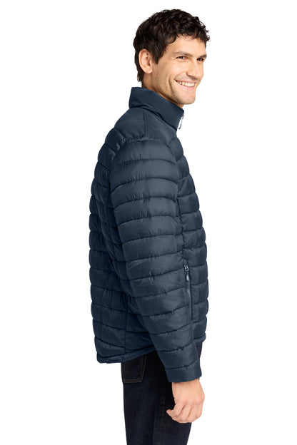 DsBlNavy Port Authority Horizon Puffy Jacket J364 plain