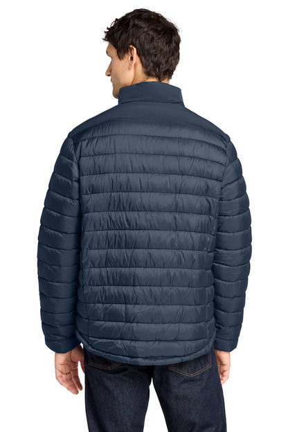 DsBlNavy Port Authority Horizon Puffy Jacket J364 plain