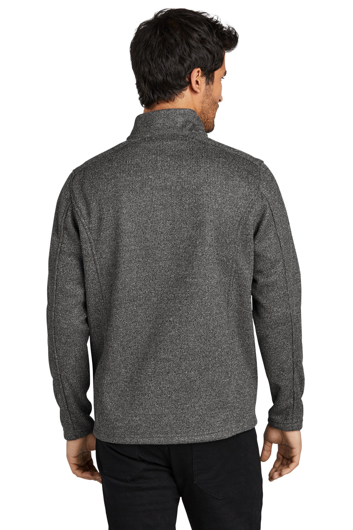 DslGyHthr OGIO Grit Fleece 1/2-Zip OG729 plain