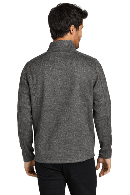 DslGyHthr OGIO Grit Fleece 1/2-Zip OG729 plain