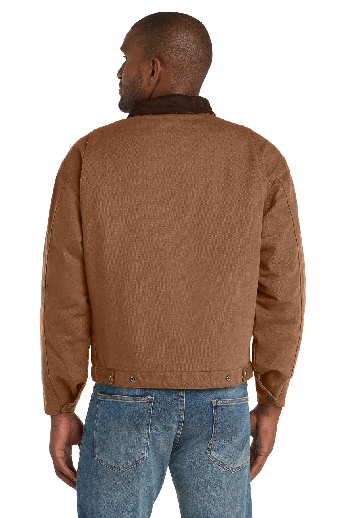 Duck Brown CornerStone Tall Duck Cloth Work Jacket. TLJ763