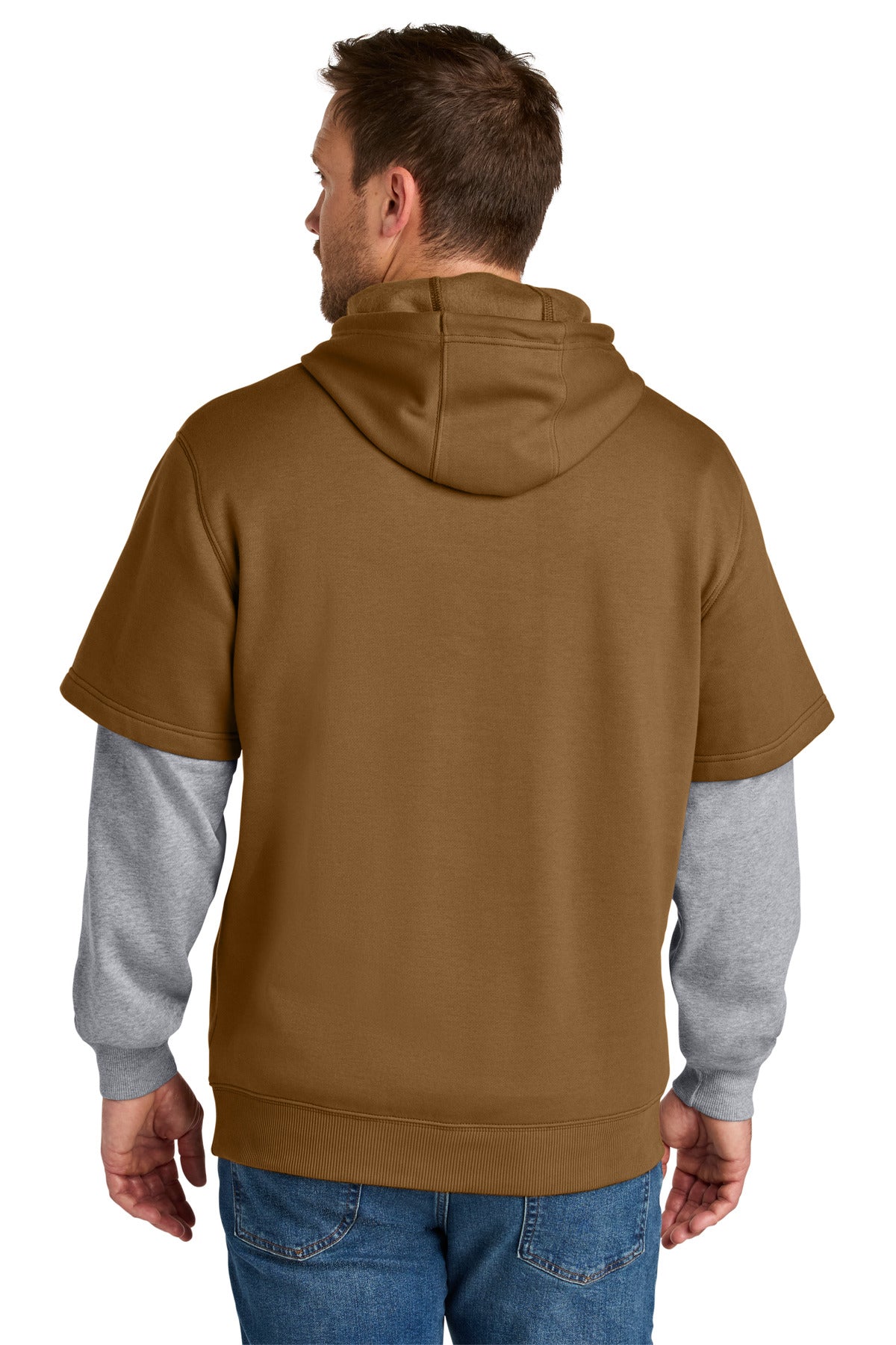 DuckBr/HtG CornerStone Tough Fleece Layered Hoodie CSF632 plain
