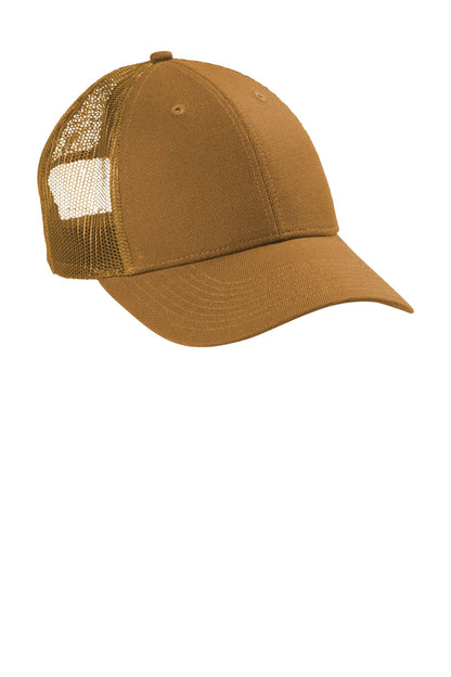 DuckBrown CornerStone Canvas Mesh Back Cap. CS811 plain