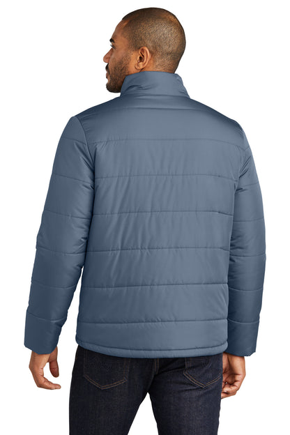 DuskBlue Port Authority Puffer Jacket J852 plain