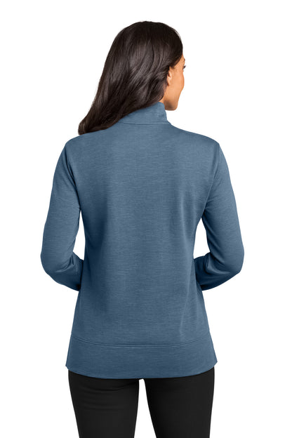 DuskBlue Port Authority Women's Breakwater 1/4-Zip LK821 plain