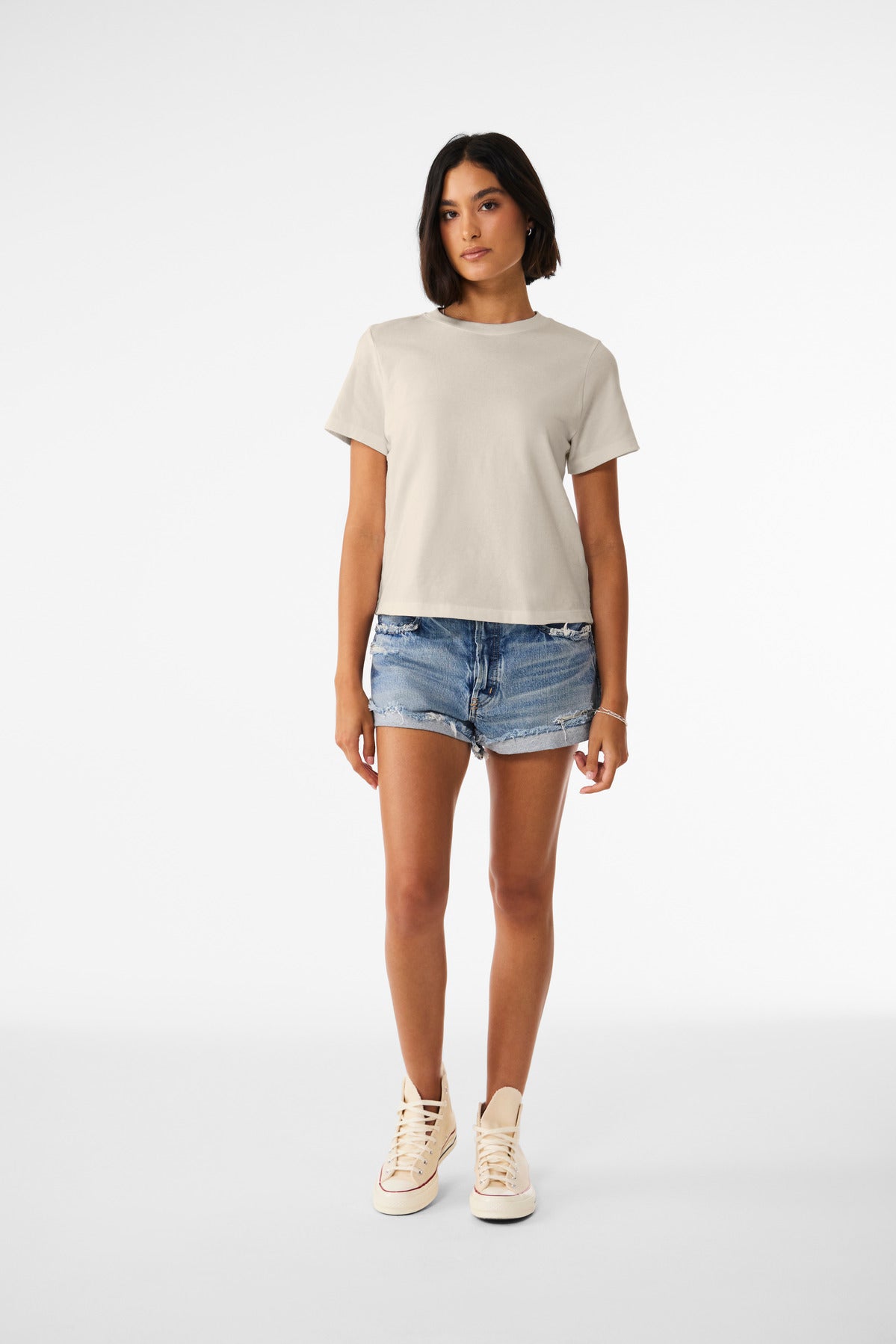 Dust BELLA+CANVAS Women's 6-Ounce Heavyweight Tee BC6110
