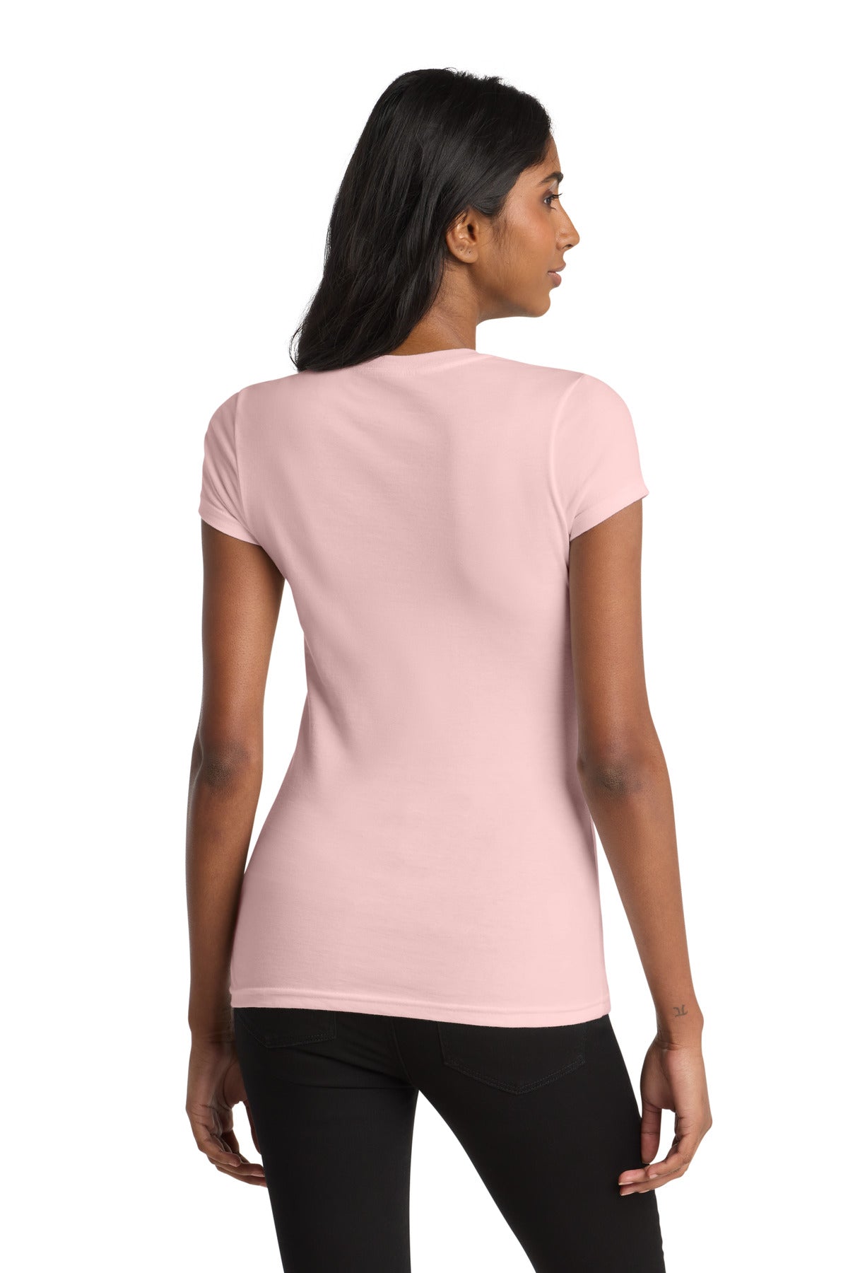 Dusty Lavender District Women's Fitted Very Important Tee . DT6001 plain