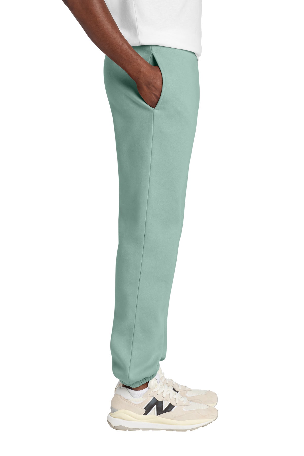 DustySage District V.I.T. Heavyweight Fleece Sweatpant DT6162 plain