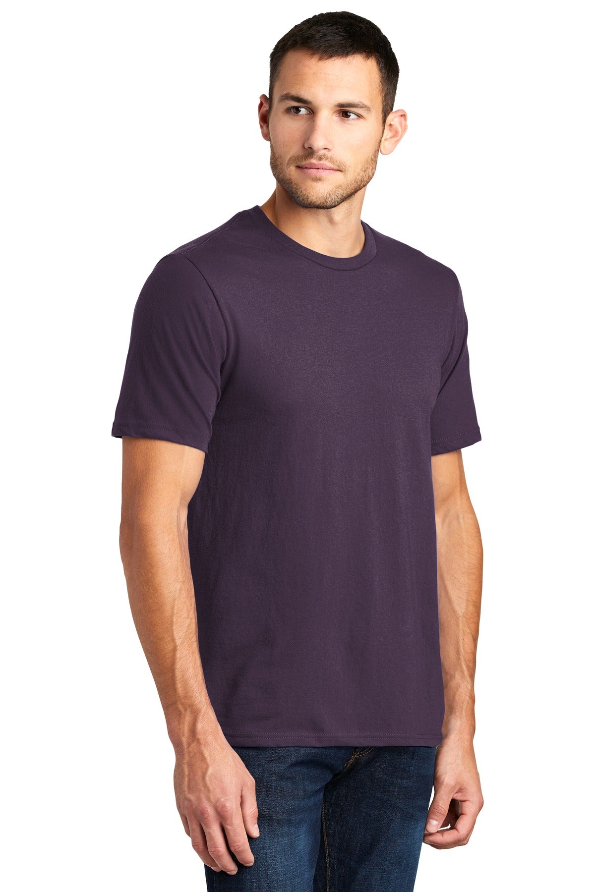 Eggplant District Very Important Tee . DT6000 plain