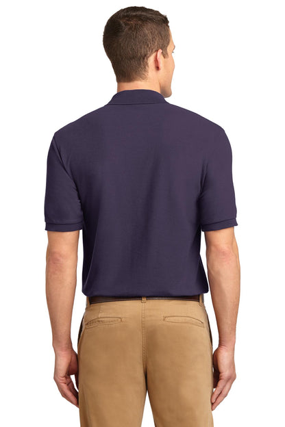 Eggplant Port Authority Extended Size Silk Touch Polo K500ES plain