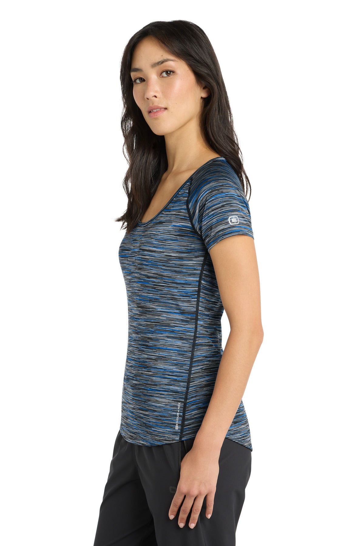 Elect Blue SD OGIO Women's Verge Scoop Neck. LOE326 plain