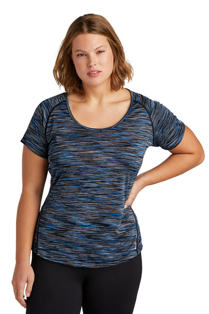 Elect Blue SD OGIO Women's Verge Scoop Neck. LOE326 plain