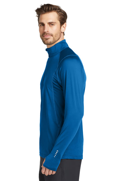 Electric Blue OGIO Nexus 1/4-Zip Pullover. OE335 plain