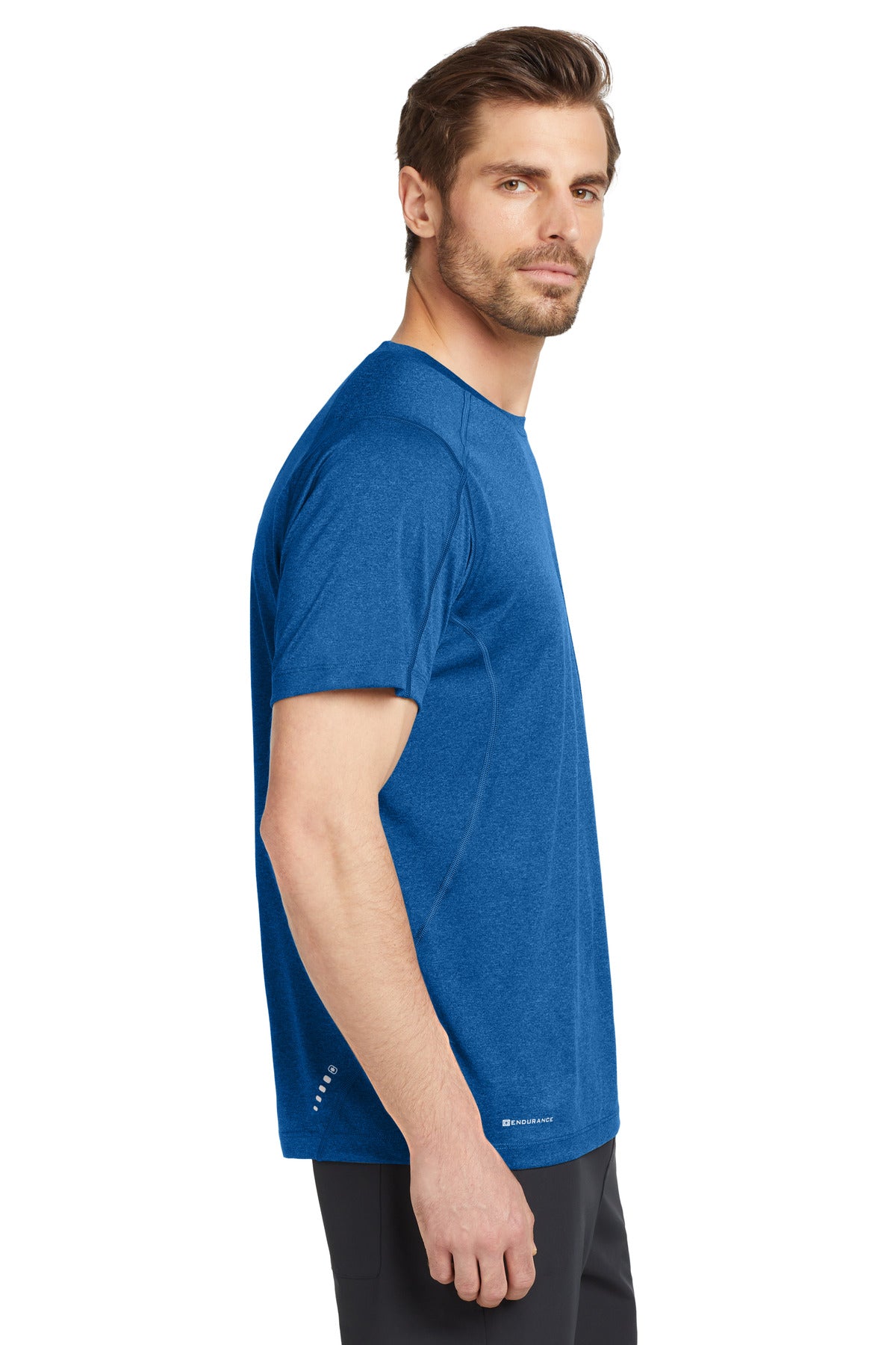 Electric Blue OGIO Pulse Crew. OE320 plain