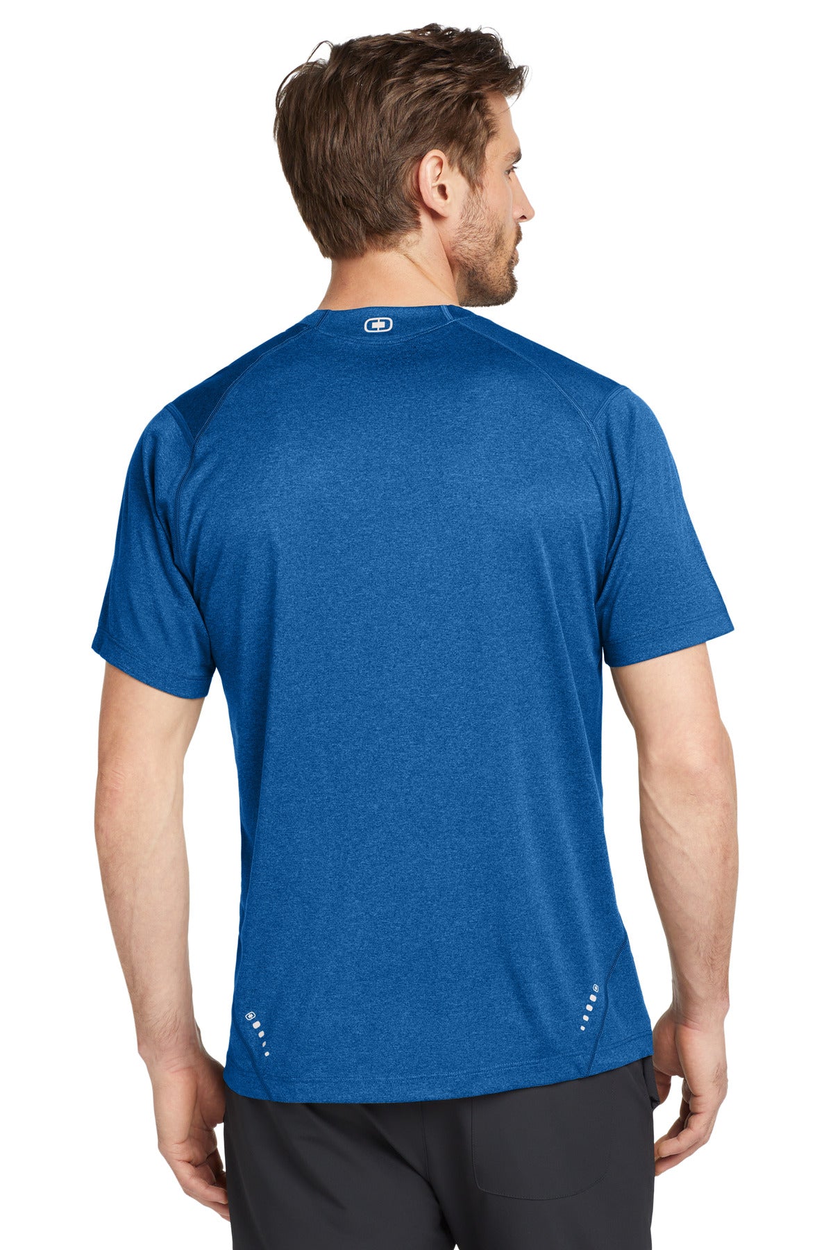 Electric Blue OGIO Pulse Crew. OE320 plain