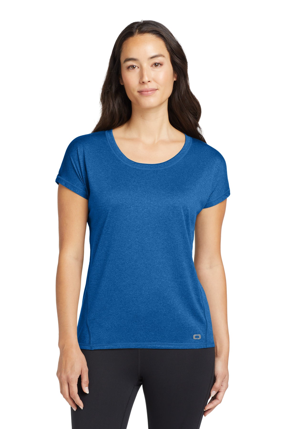 Electric Blue OGIO Women's Pulse Dolman Tee LOE324