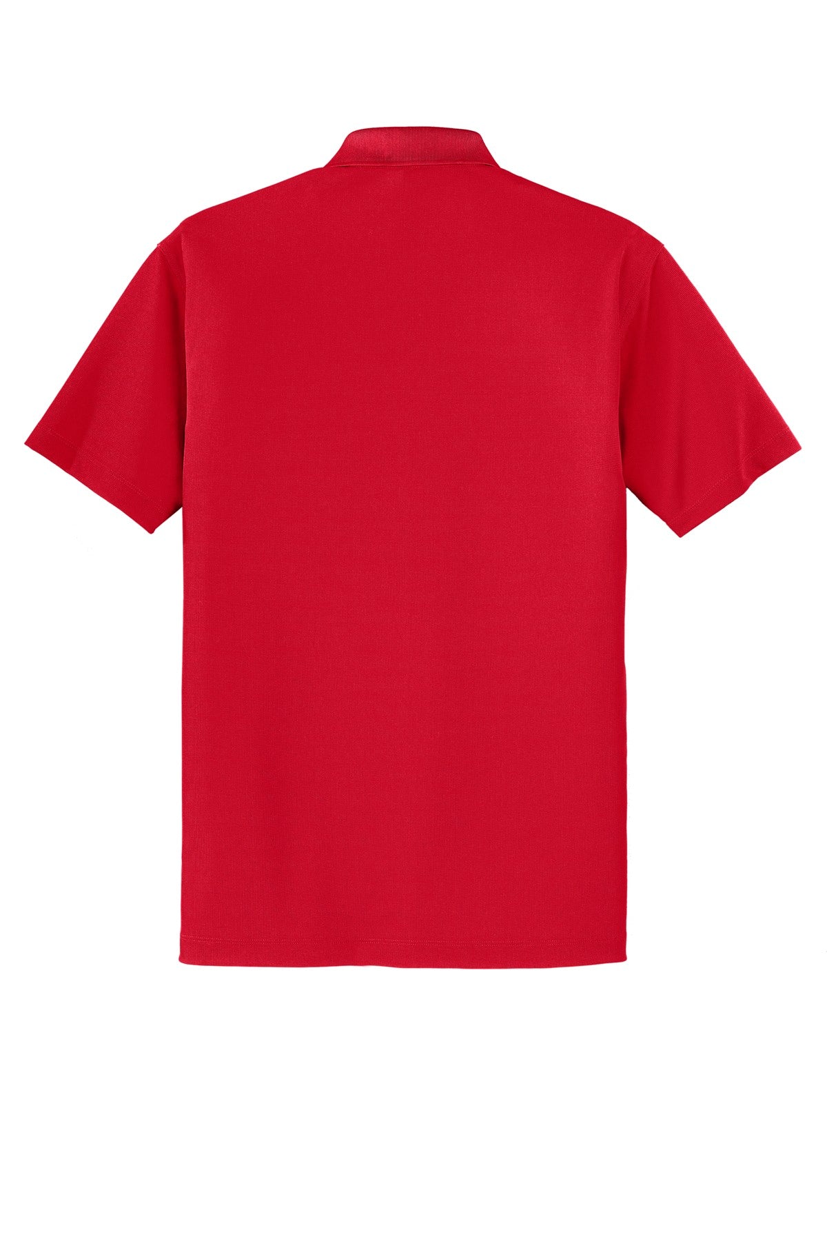 Engine Red Port Authority Dry Zone Grid Polo. K572 plain