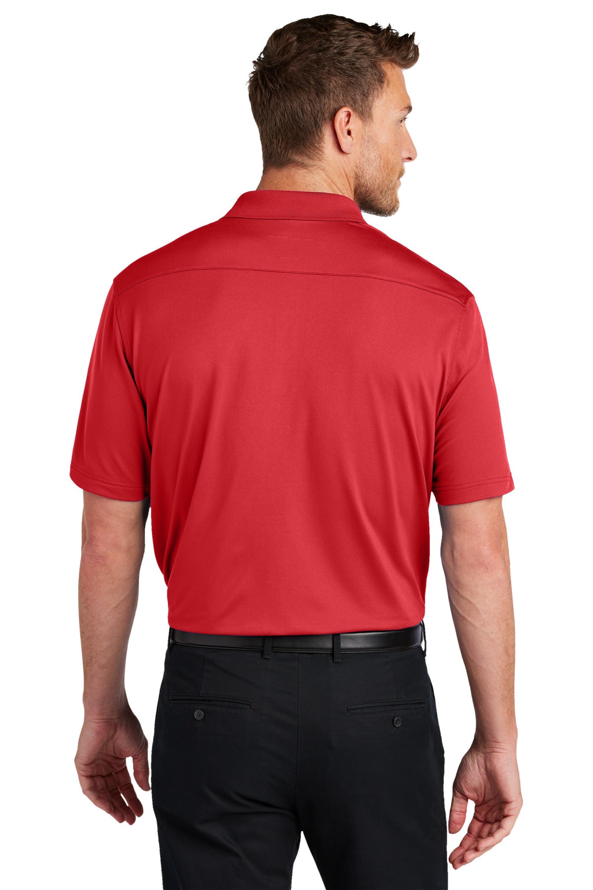 EngineRed Port Authority City Stretch Flat Knit Polo K683 plain