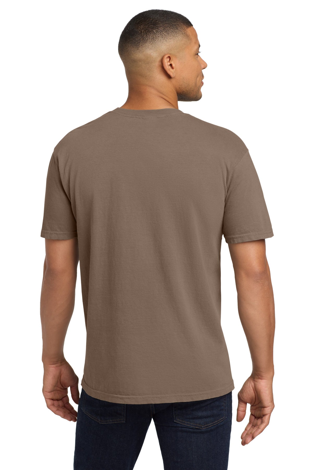 Espresso COMFORT COLORS Heavyweight Ring Spun Pocket Tee. 6030 plain